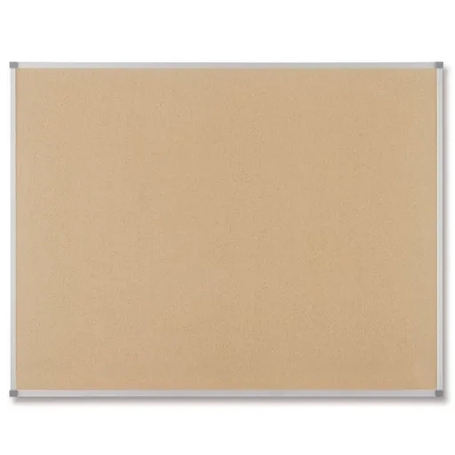 Tablero de Corcho Nobo Aluminio 90x120cm