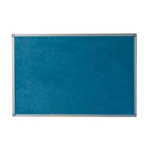 Makro Paper - Panel Expositor de Tela Azul Con Marco de Aluminio 180x120 cm