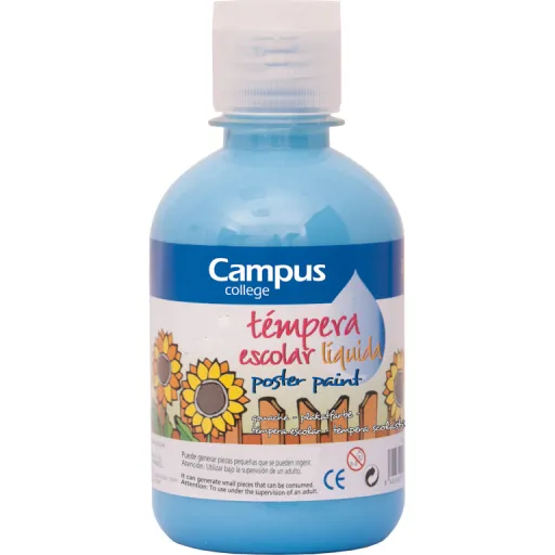 Pintura de Dedos 250GR Azul Cian - Campus