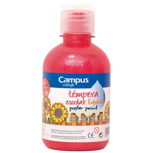 Pintura de Dedos 250GR Rojo Metalizado - Campus
