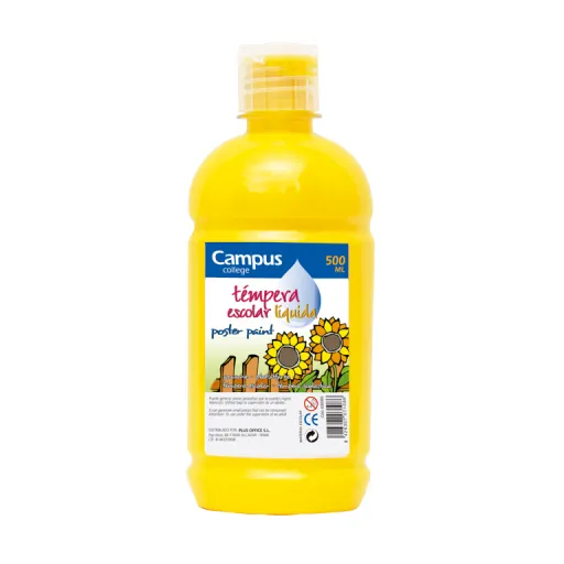 Tinta Para Dedos Campus 500GR Amarillo - Campus 