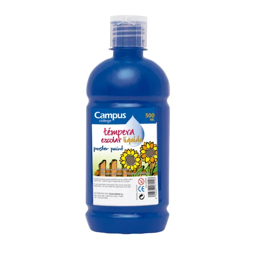 Tinta Para Dedos Campus 500GR Azul Marino - Campus 