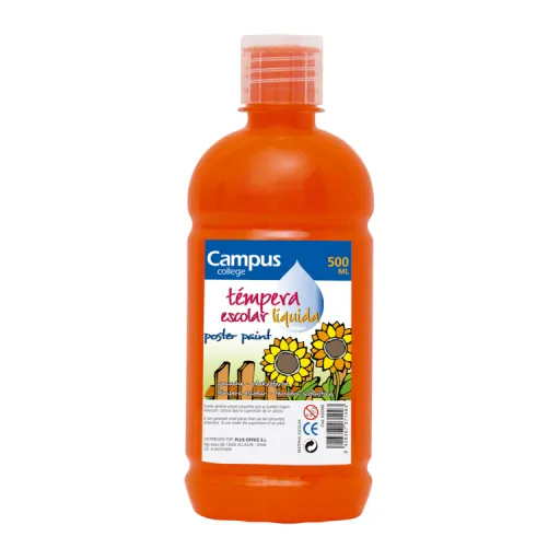 Tinta Para Dedos Campus 500GR Naranja - Campus 