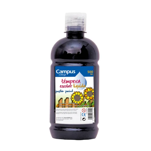 Tinta Para Dedos Campus 500GR Negro - Campus