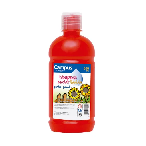 Tinta Para Dedos Campus 500GR Rojo - Campus 