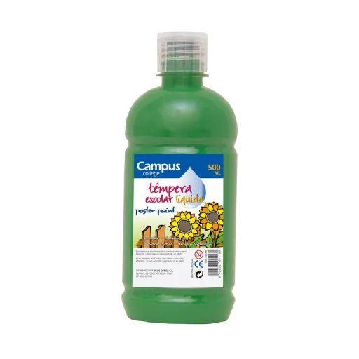 Tinta Para Dedos Campus 500GR Verde - Campus