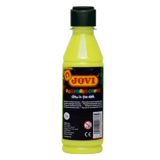 Tinta Para Dedos Líquida Jovi 250ML Fluorescente Amarillo - Jovi
