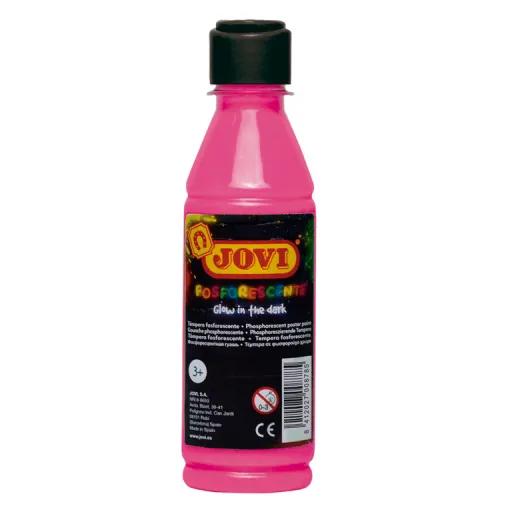 Tinta Para Dedos Líquida Jovi 250ML Fluorescente Magenta - Jovi