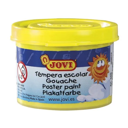 Tinta Para Dedos Amarillo Limón 40CC 5 Unid. – Jovi