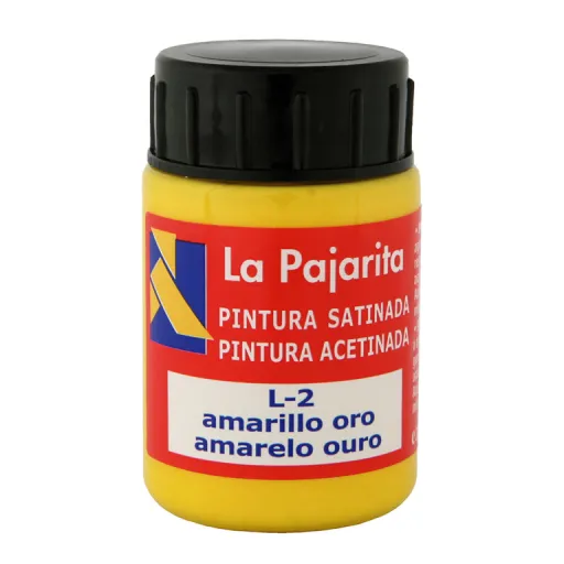 Pintura Plástica y Vinílica Amarillo Oro 35ML 6 Unid. – La Pajarita