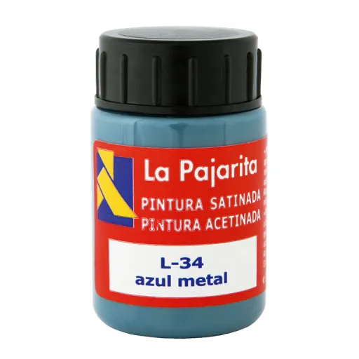 Pintura Plástica y Vinílica Azul Metalizado 35ML 6 Unid. – La Pajarita