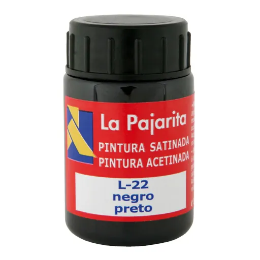 Pintura Plástica y Vinílica Negro 35ML 6 Unid. – La Pajarita