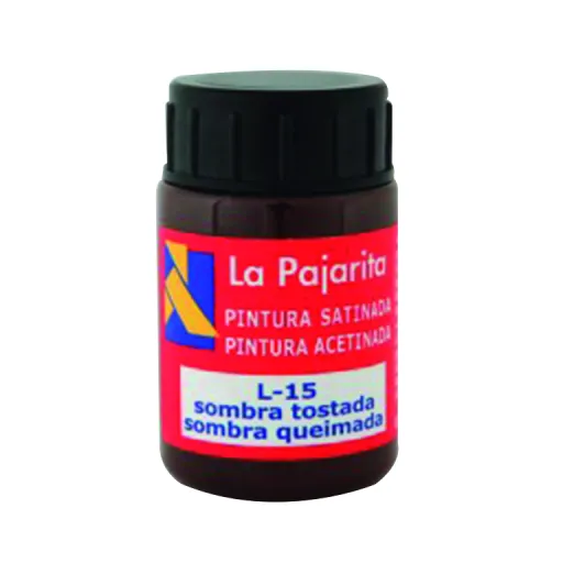 Tinta Plástica y Vinílica Líquida La Pajarita 35ML Sombra Tostada 6 Un - La Pajarita