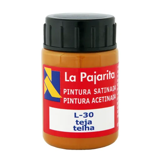 Tinta Plástica y Vinílica Líquida La Pajarita 35ML Teja 6 Un - La Pajarita