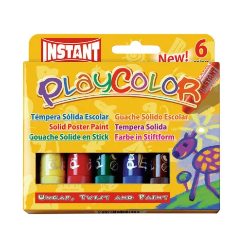 Tinta Para Dedos PlayColor Sólida 10G 6 Colores - PlayColor