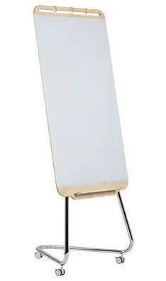 Bi Office - Pizarra Blanca de Vidrio Flip Chart 70x185 cm Douro Archyi