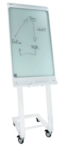 Bi-Office Pizarra Blanca Interactiva Flip Chart 60x90 cm