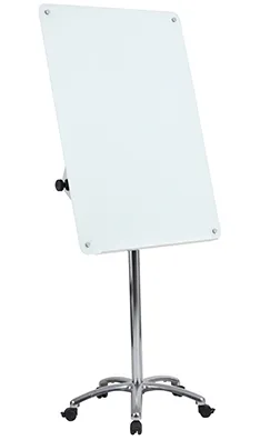 Pizarra de Vidrio Trípode 75x100cm Flip Chart Con Ruedas Porto Archyi – Bi Office