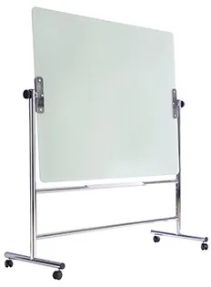 Bi Office - Pizarra Blanca Doble Cara 120x150 cm Vidrio Magnético Porto Archyi