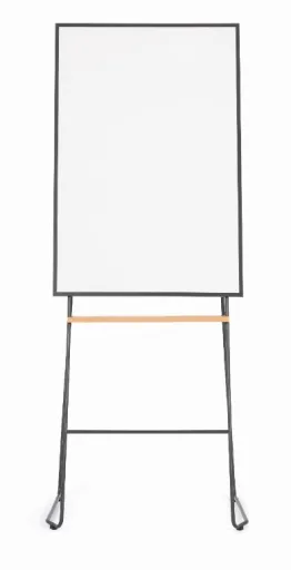 Bi Office - Pizarra Negra Magnética Trípode Flip Chart 70x104 cm Curvo Archyi
