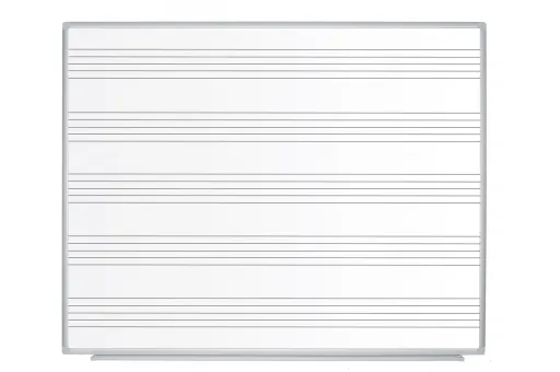 Bi-Office – Pizarra Blanca Pentagramada 120x300cm Maya (Líneas Musicales)