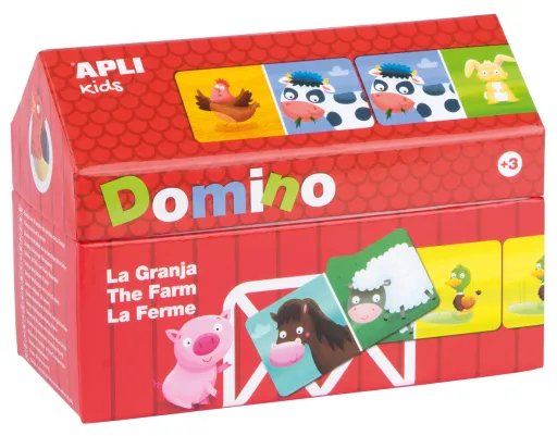 Dominó Infantil Casita de la Granja – 28 Piezas – Apli