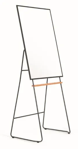 Bi Office - Pizarra Blanca Magnética 70x104 cm Flip Chart Curvo Archyi