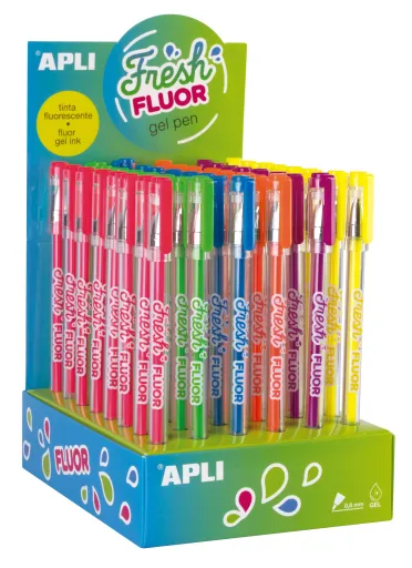Bolígrafos de Gel Fresh Fluor – Apli