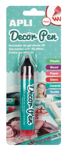 Rotulador de Gel Rojo Perlado - Decorpen