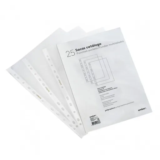 Fundas de Plástico A5 – 25 Unidades – Ambar