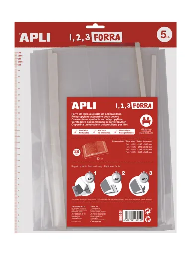 Forro Autoajustable 285x285mm 5 Uds. – Apli 
