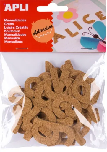 Kit Manualidades – Letras de Corcho – Apli