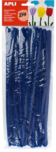 Limpiapipas Chenilla Azules – 50 Unidades – Apli