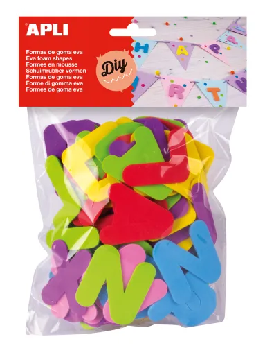 Kit Manualidades Abecedario en Goma Eva 104ud. – Apli