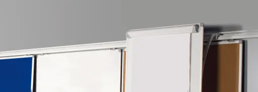 Carril Doble de Pared en Aluminio Blanco 1200mm