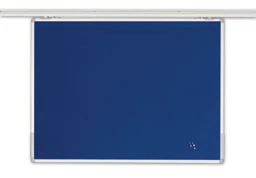 Bi-Office - Panel de Fieltro Azul 180x120 cm