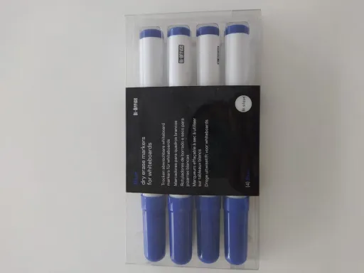 Rotuladores Para Pizarra Blanca Blíster 4 Unidades Azul - Bi-Office