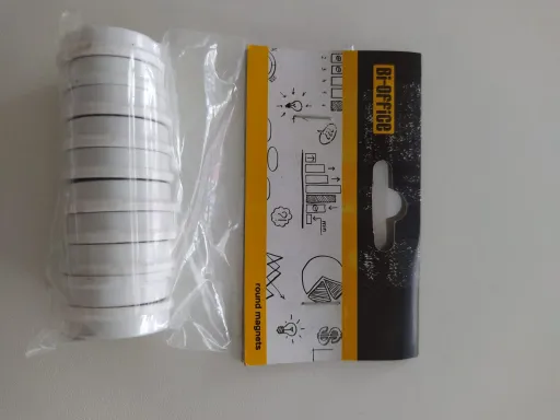 Imanes Súper Fuertes Blancos 30mm 10un – Bi-Office