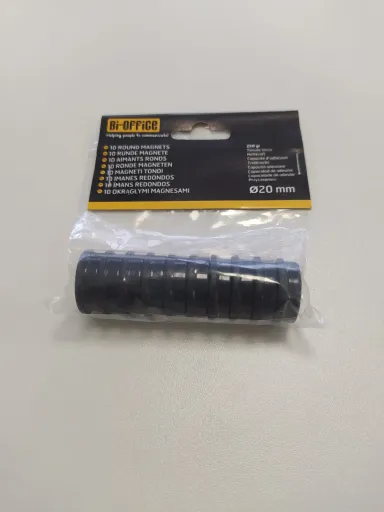 Imanes Súper Fuertes Negros Bi-Office 25mm – Bi-Office