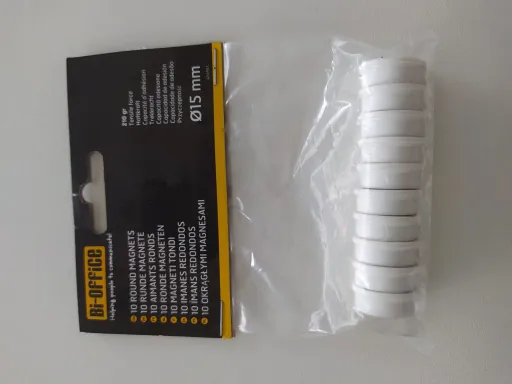 Imanes Súper Fuertes Blancos Bi-Office 20mm – Bi-Office