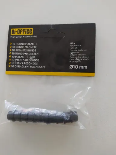Imanes Súper Fuertes Negros Bi-Office 10mm – Bi-Office