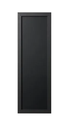 MasterVision – Pizarra Negra Con Marco Negro 20x60 cm