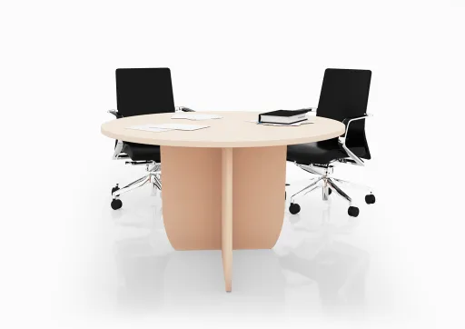 Mesa de Reunión ø 1100x740mm - Stone