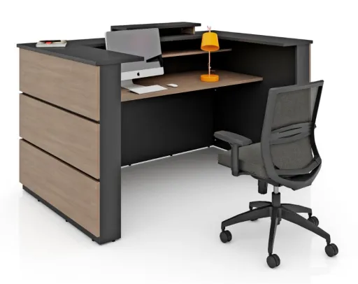 Mostrador de Recepción 1200x2000x1100 mm - Linea