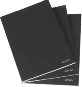 Cuaderno A4 Grapado Rayado 80 Hojas 60GR Tapa Negra – Ancor