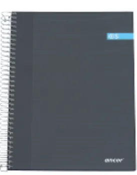 Cuaderno Tapa Dura A5 Cuadrícula 120 Hojas 70GR Azul Clásico Classic Stripes – Ancor