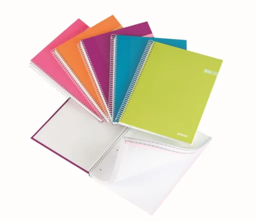 Cuaderno Tapa Dura Con Bandas A5 Cuadriculado Surtido – Ancor