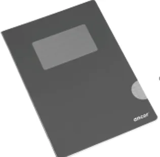 Cuaderno Grapado Tapa Polipropileno A4 Cuadrícula 48 Hojas 90GR Negro Classic Stripes – Ancor