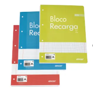 Bloc Recambio A4 Liso 80 Hojas 60GR Naranja – Classic Stripes – Ancor