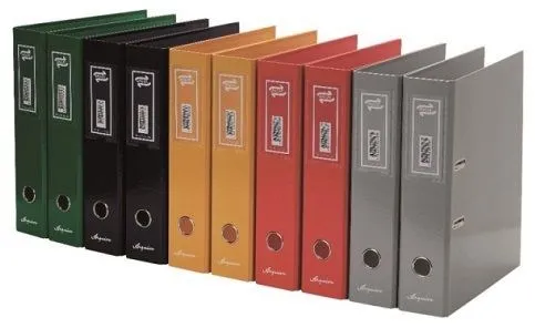 Carpeta de Archivo Ancor Lomo Ancho Rojo Liso 812 RLT